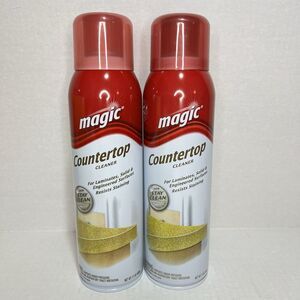 Magic Countertop Cleaner 17 oz Aerosol Spray Can Discontinued Lot of 2 NEW